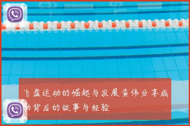 飞盘运动的崛起与发展黄伟分享成功背后的故事与经验