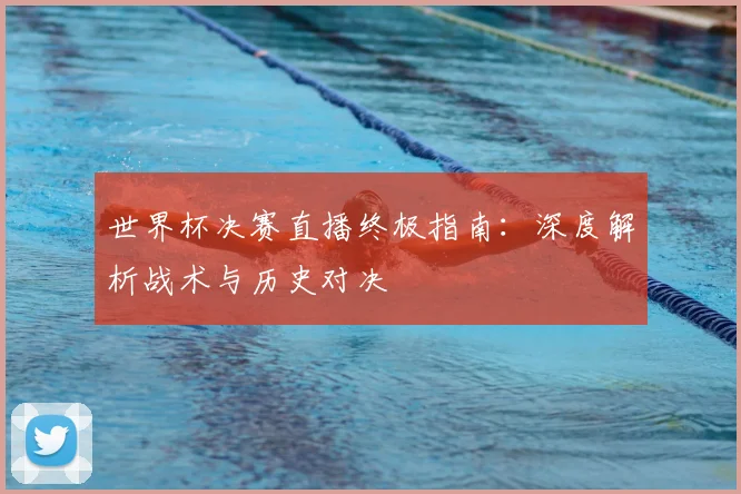 世界杯决赛直播终极指南：深度解析战术与历史对决