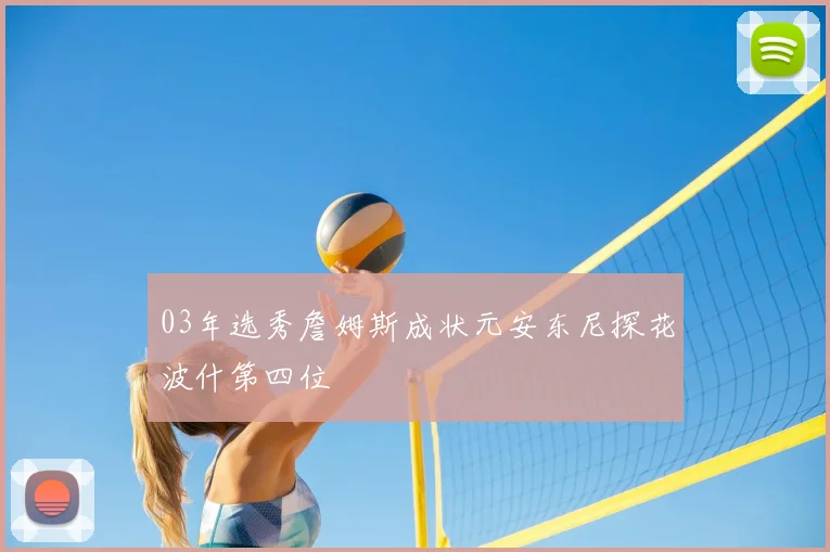 03年选秀詹姆斯成状元安东尼探花波什第四位